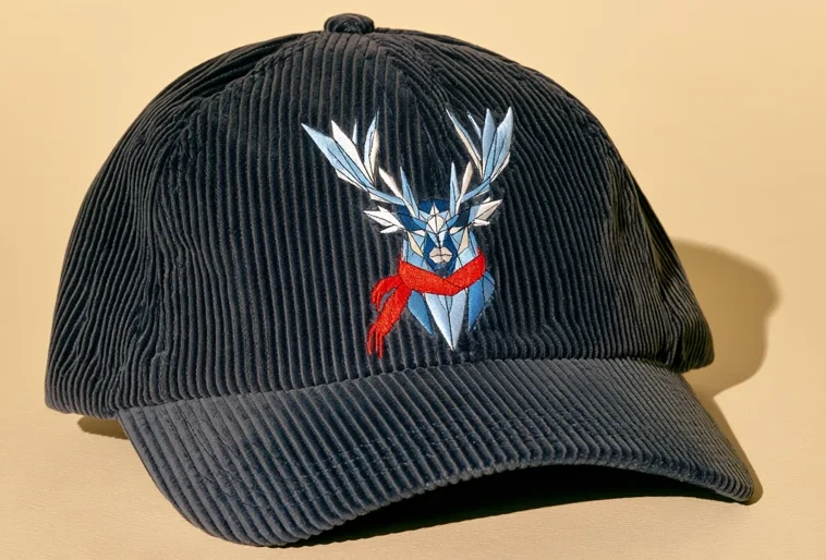 The daily cap, embroidered cap