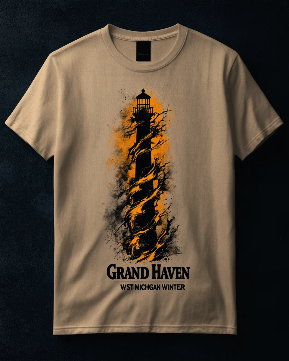 Grand Haven, lighthouse tee