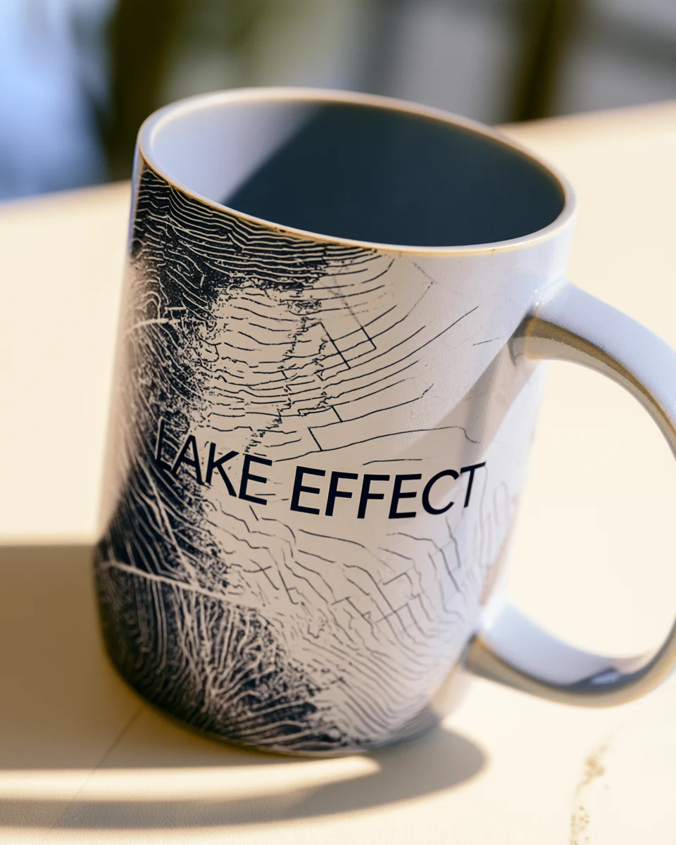 Lake Effect, stoneware mug
