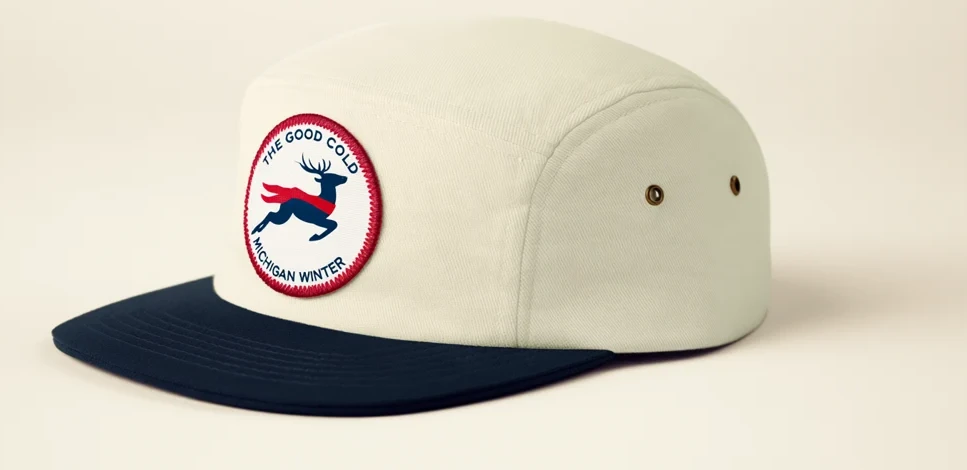 The two-tone edition, five-panel cap
