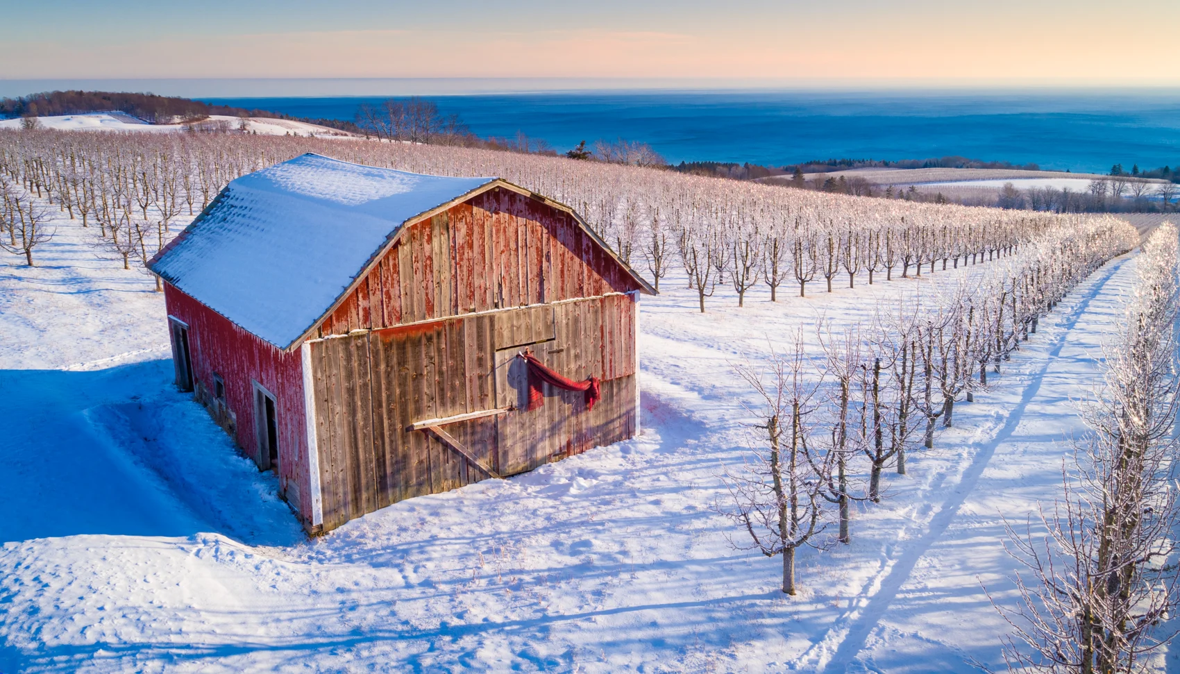 Winter setting artwork