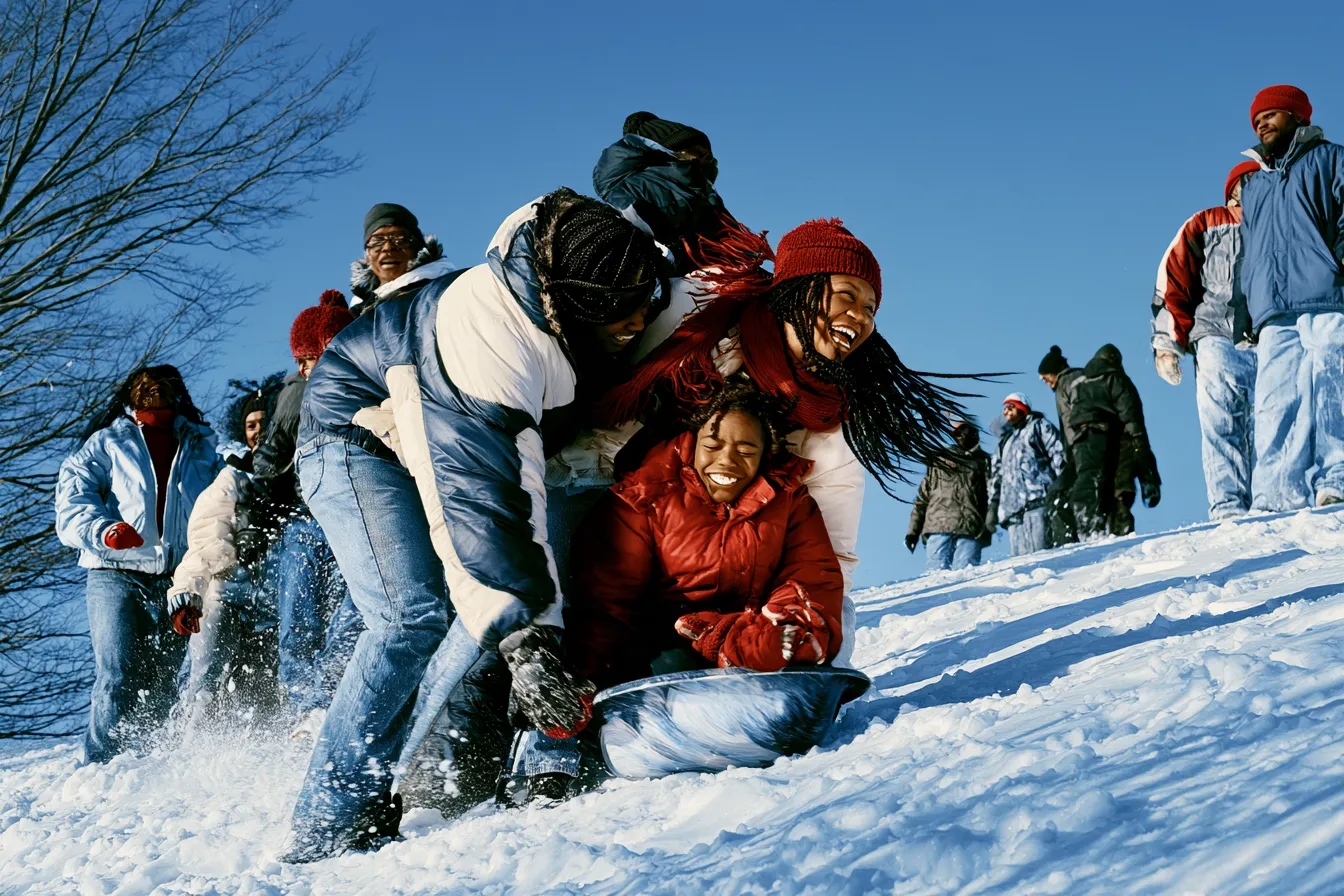 Winter setting artwork